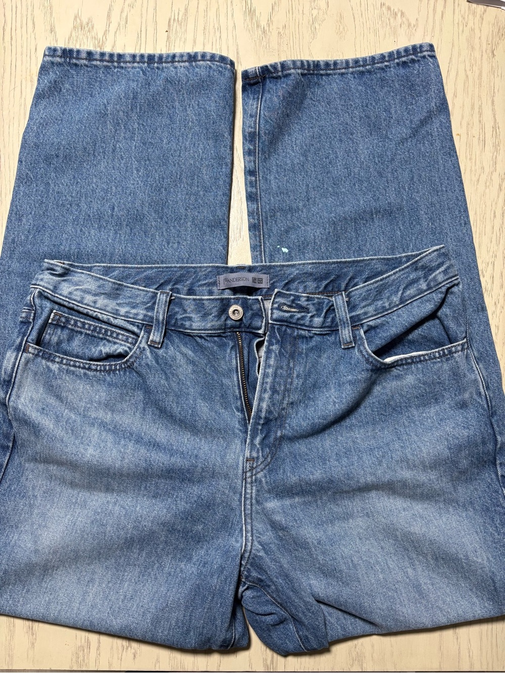J.W. Anderson x UNIQLO Light Blue Straight-Leg Jeans